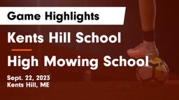 Kents Hill School vs High Mowing School Game Highlights - Sept. 22, 2023