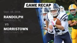 Recap: Randolph  vs. Morristown  2016