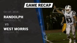 Recap: Randolph  vs. West Morris  2016