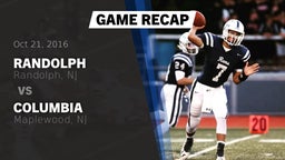 Recap: Randolph  vs. Columbia  2016