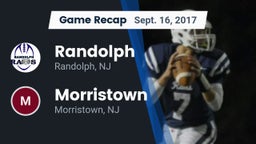 Recap: Randolph  vs. Morristown  2017