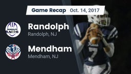 Recap: Randolph  vs. Mendham  2017