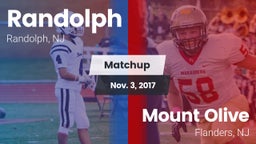 Matchup: Randolph  vs. Mount Olive  2017