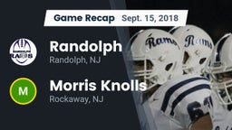 Recap: Randolph  vs. Morris Knolls  2018