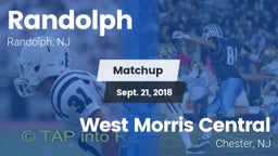 Matchup: Randolph  vs. West Morris Central  2018