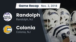 Recap: Randolph  vs. Colonia  2018
