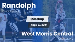 Matchup: Randolph  vs. West Morris Central  2019