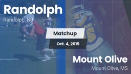 Matchup: Randolph  vs. Mount Olive  2019