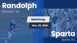 Matchup: Randolph  vs. Sparta  2020
