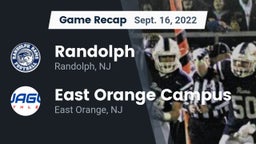 Recap: Randolph  vs. East Orange Campus  2022