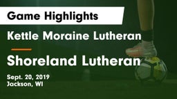 Kettle Moraine Lutheran  vs Shoreland Lutheran  Game Highlights - Sept. 20, 2019
