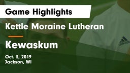 Kettle Moraine Lutheran  vs Kewaskum  Game Highlights - Oct. 3, 2019