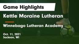 Kettle Moraine Lutheran  vs Winnebago Lutheran Academy  Game Highlights - Oct. 11, 2021