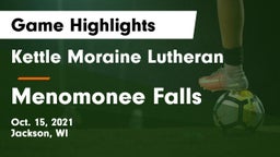 Kettle Moraine Lutheran  vs Menomonee Falls  Game Highlights - Oct. 15, 2021