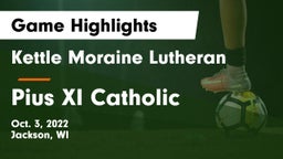 Kettle Moraine Lutheran  vs Pius XI Catholic Game Highlights - Oct. 3, 2022
