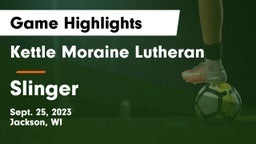 Kettle Moraine Lutheran  vs Slinger  Game Highlights - Sept. 25, 2023