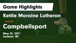 Kettle Moraine Lutheran  vs Campbellsport  Game Highlights - May 25, 2021