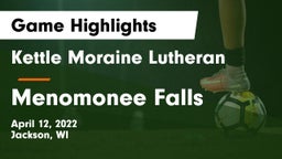 Kettle Moraine Lutheran  vs Menomonee Falls  Game Highlights - April 12, 2022