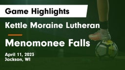 Kettle Moraine Lutheran  vs Menomonee Falls  Game Highlights - April 11, 2023