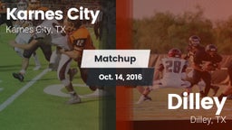 Matchup: Karnes City High vs. Dilley  2016