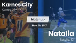 Matchup: Karnes City High vs. Natalia  2017