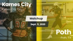Matchup: Karnes City High vs. Poth  2020