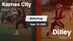 Matchup: Karnes City High vs. Dilley  2020
