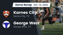 Recap: Karnes City  vs. George West  2020