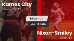 Matchup: Karnes City High vs. Nixon-Smiley  2020