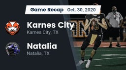 Recap: Karnes City  vs. Natalia  2020