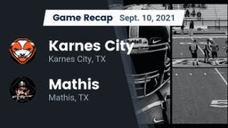 Recap: Karnes City  vs. Mathis  2021