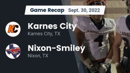 Recap: Karnes City  vs. Nixon-Smiley  2022