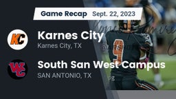 Recap: Karnes City  vs. South San West Campus 2023