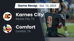 Recap: Karnes City  vs. Comfort  2023