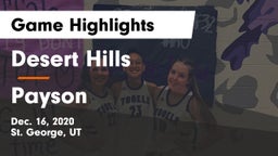 Desert Hills  vs Payson  Game Highlights - Dec. 16, 2020