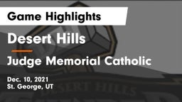 Desert Hills  vs Judge Memorial Catholic  Game Highlights - Dec. 10, 2021