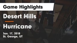 Desert Hills  vs Hurricane  Game Highlights - Jan. 17, 2018