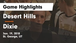 Desert Hills  vs Dixie  Game Highlights - Jan. 19, 2018