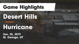 Desert Hills  vs Hurricane  Game Highlights - Jan. 25, 2019