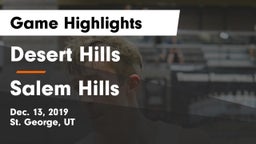 Desert Hills  vs Salem Hills  Game Highlights - Dec. 13, 2019