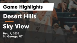 Desert Hills  vs Sky View  Game Highlights - Dec. 4, 2020