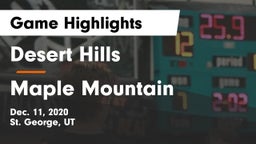 Desert Hills  vs Maple Mountain  Game Highlights - Dec. 11, 2020