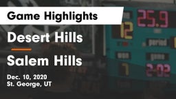 Desert Hills  vs Salem Hills  Game Highlights - Dec. 10, 2020