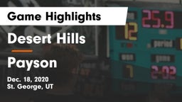 Desert Hills  vs Payson  Game Highlights - Dec. 18, 2020