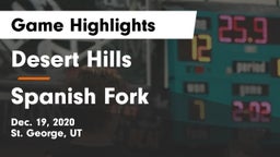 Desert Hills  vs Spanish Fork  Game Highlights - Dec. 19, 2020
