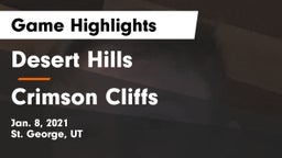 Desert Hills  vs Crimson Cliffs  Game Highlights - Jan. 8, 2021