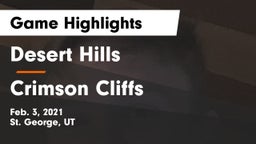 Desert Hills  vs Crimson Cliffs  Game Highlights - Feb. 3, 2021