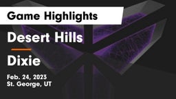 Desert Hills  vs Dixie  Game Highlights - Feb. 24, 2023