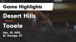 Desert Hills  vs Tooele  Game Highlights - Dec. 29, 2023