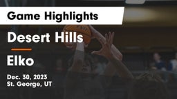 Desert Hills  vs Elko  Game Highlights - Dec. 30, 2023